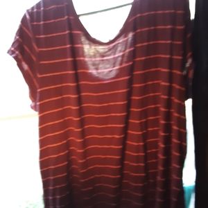 Purple striped shirt